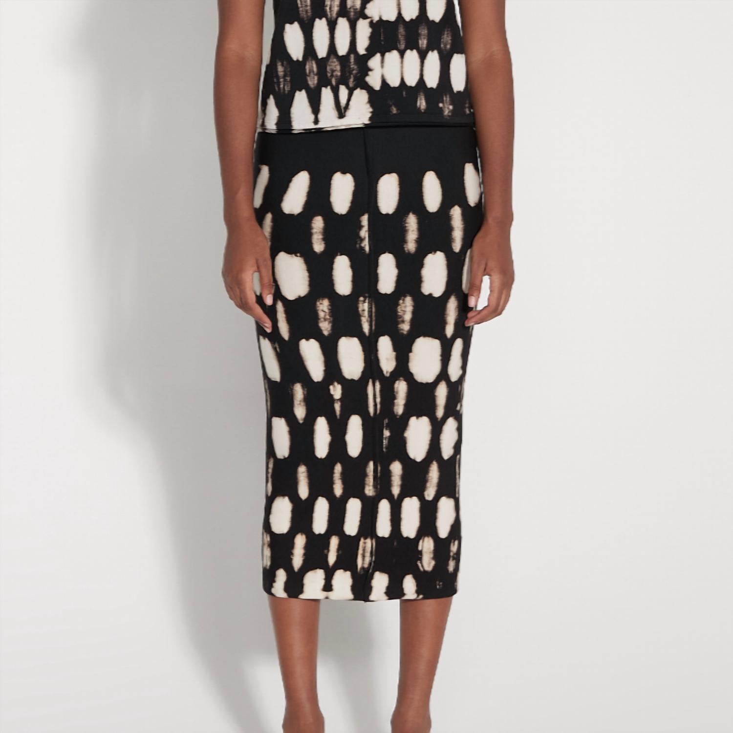 New Raquel Allegra Tia Skirt In Black Check